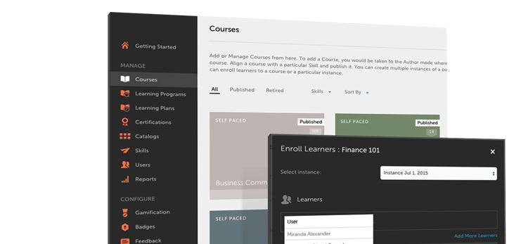Adobe Learning Manager is an LMS with a learner-1st approach.
